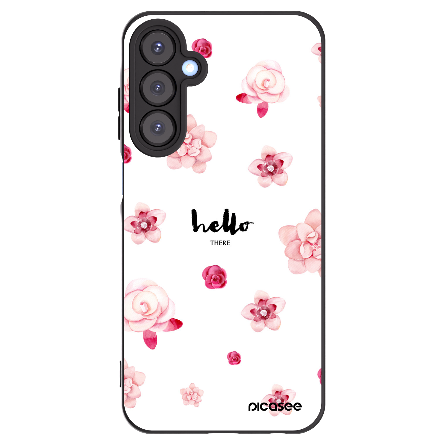 Picasee husă neagră din silicon pentru Samsung Galaxy A25 A256B 5G - Hello there