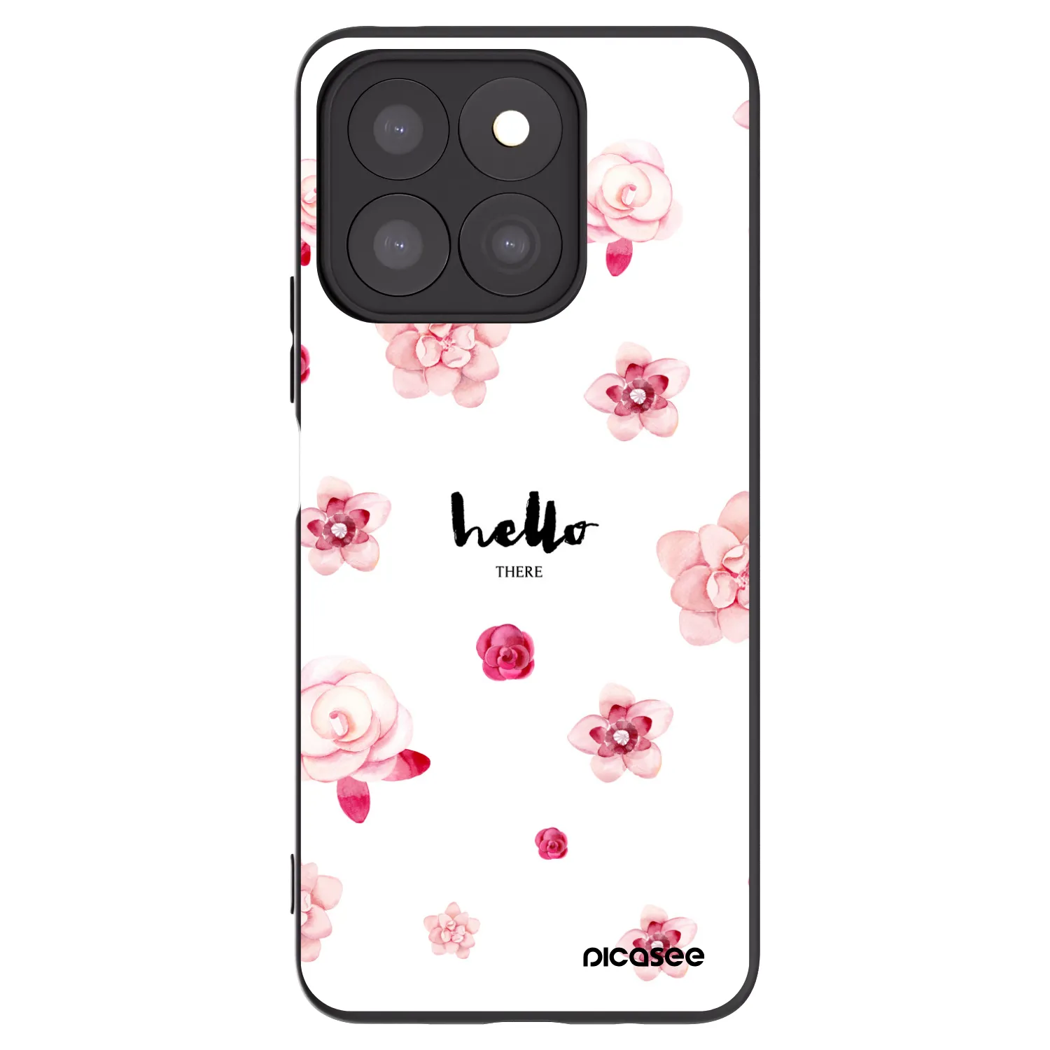 Picasee husă neagră din silicon pentru Honor X8b - Hello there