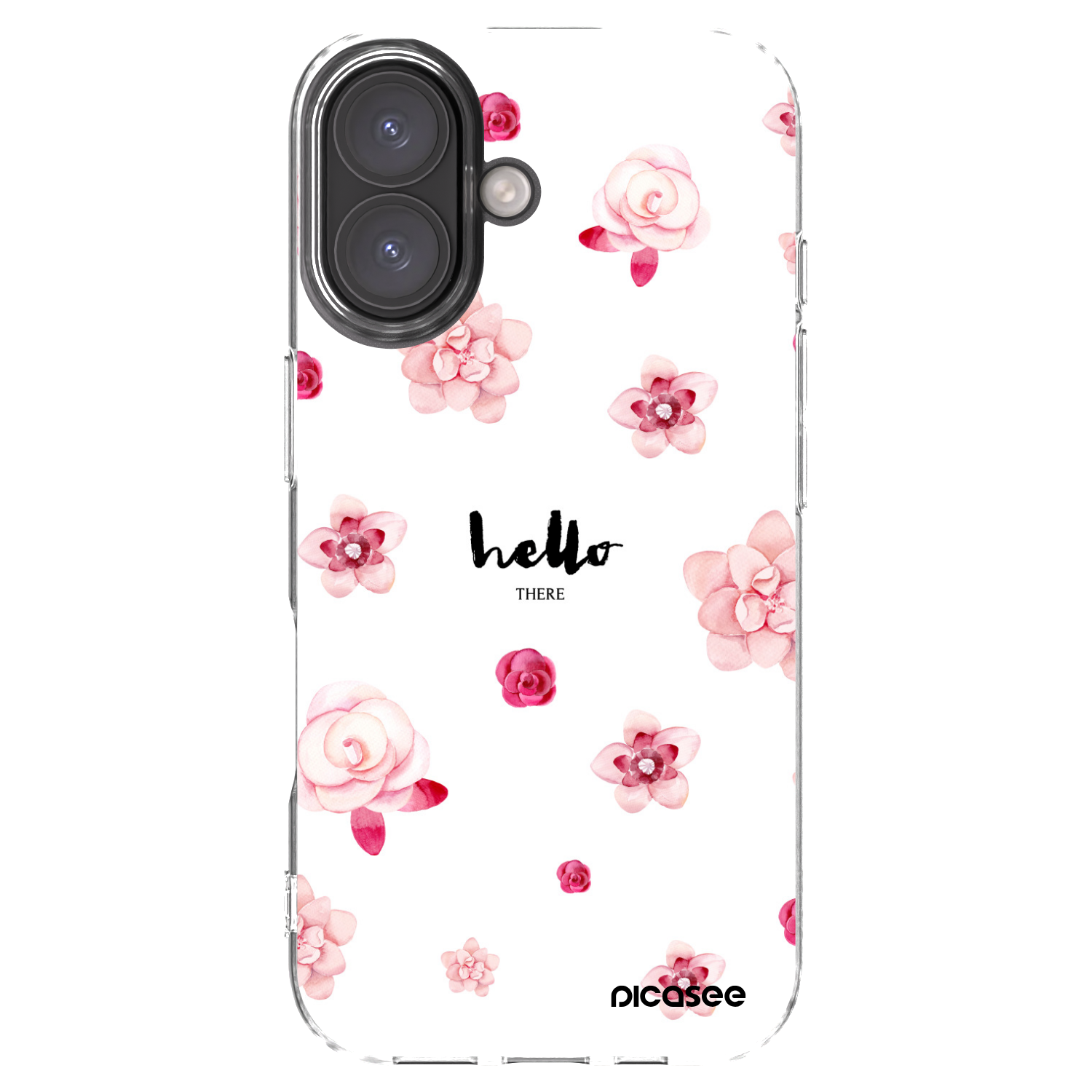 Picasee husă transparentă din silicon pentru Apple iPhone 16 - Hello there