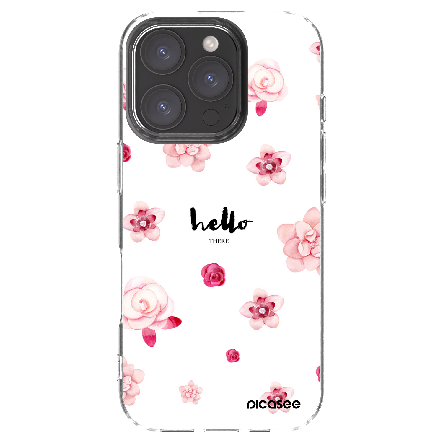 Picasee husă transparentă din silicon pentru Apple iPhone 16 Pro - Hello there