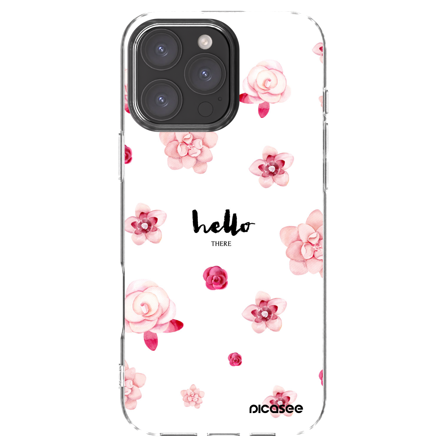 Picasee husă transparentă din silicon pentru Apple iPhone 16 Pro Max - Hello there