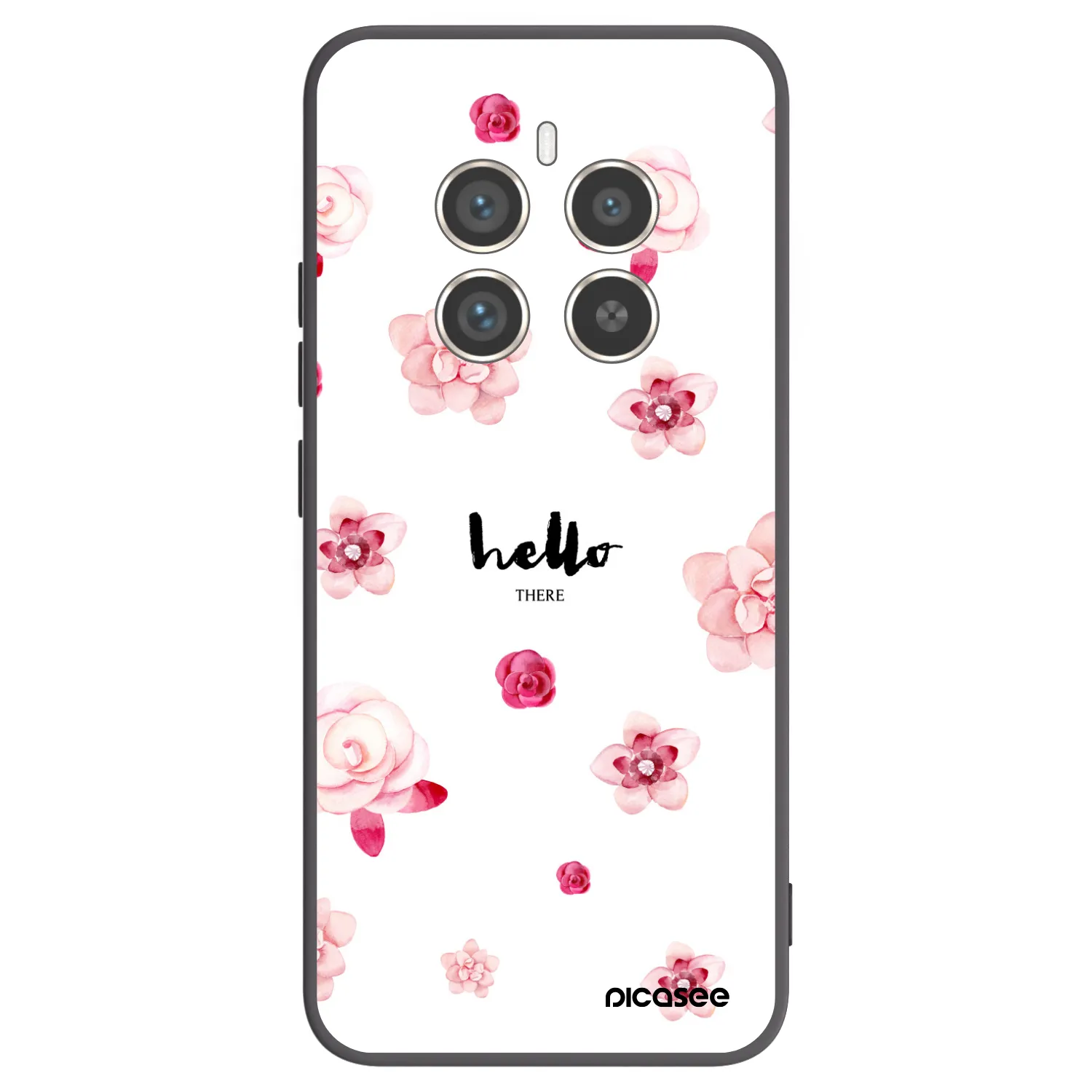 Picasee husă neagră din silicon pentru Realme 12 Pro 5G - Hello there