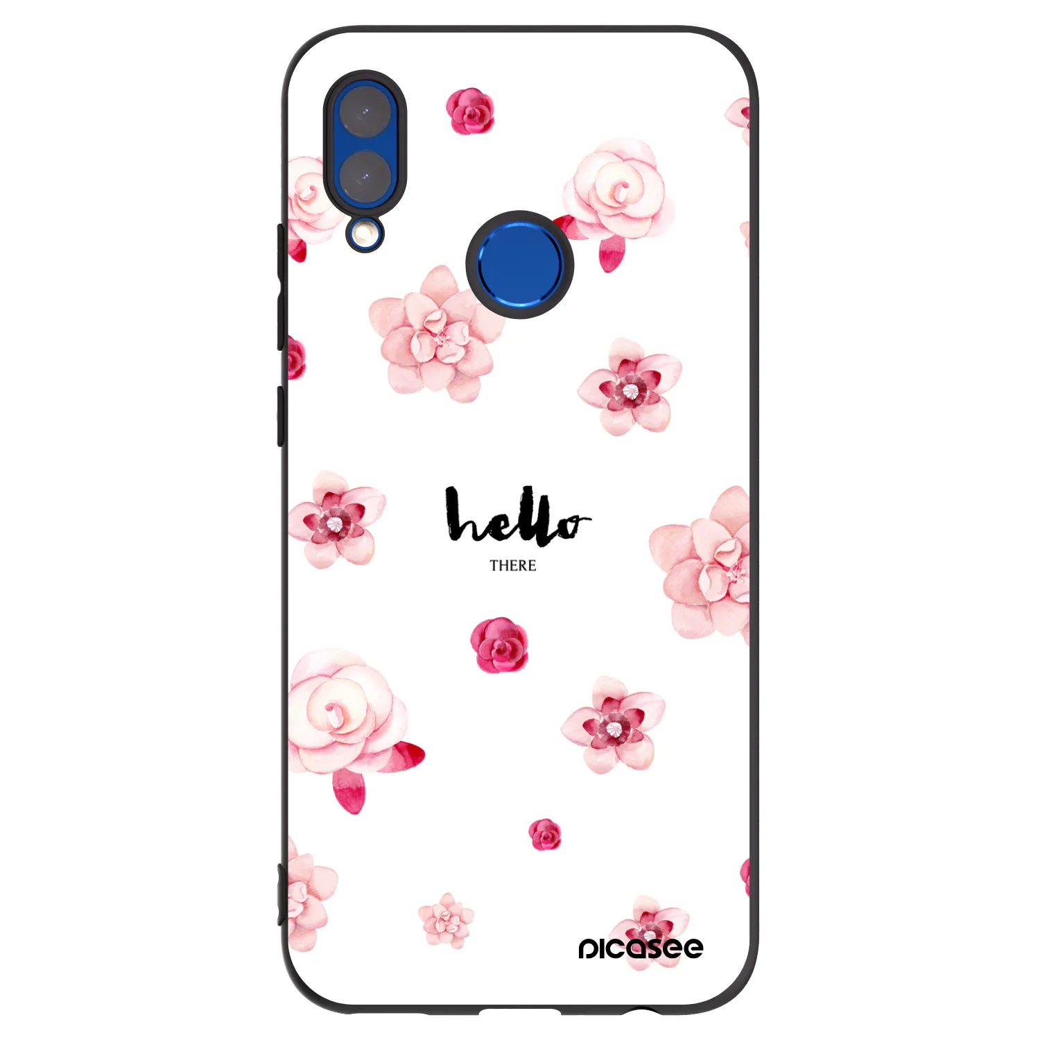 Picasee husă neagră din silicon pentru Honor 10 Lite - Hello there