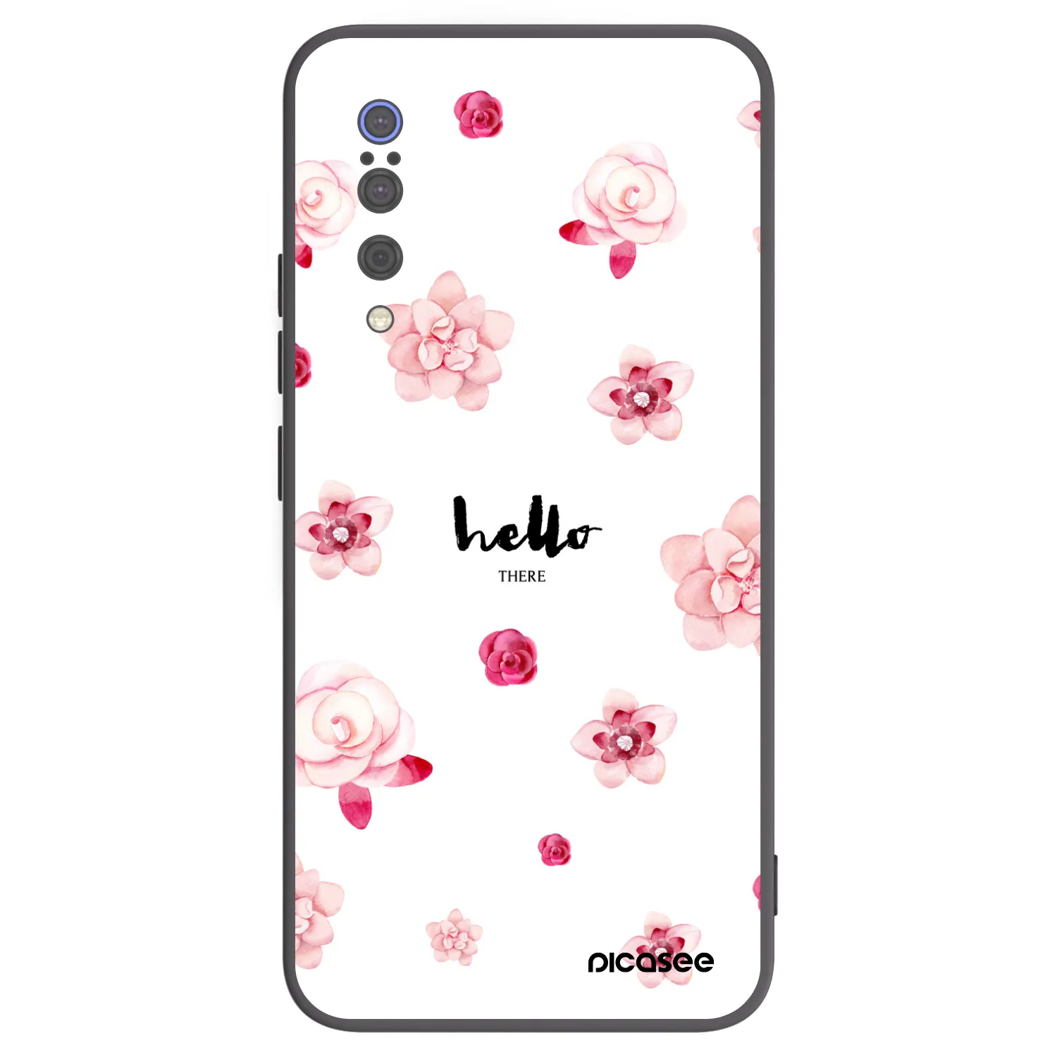 Picasee husă neagră din silicon pentru Xiaomi Mi 9 - Hello there