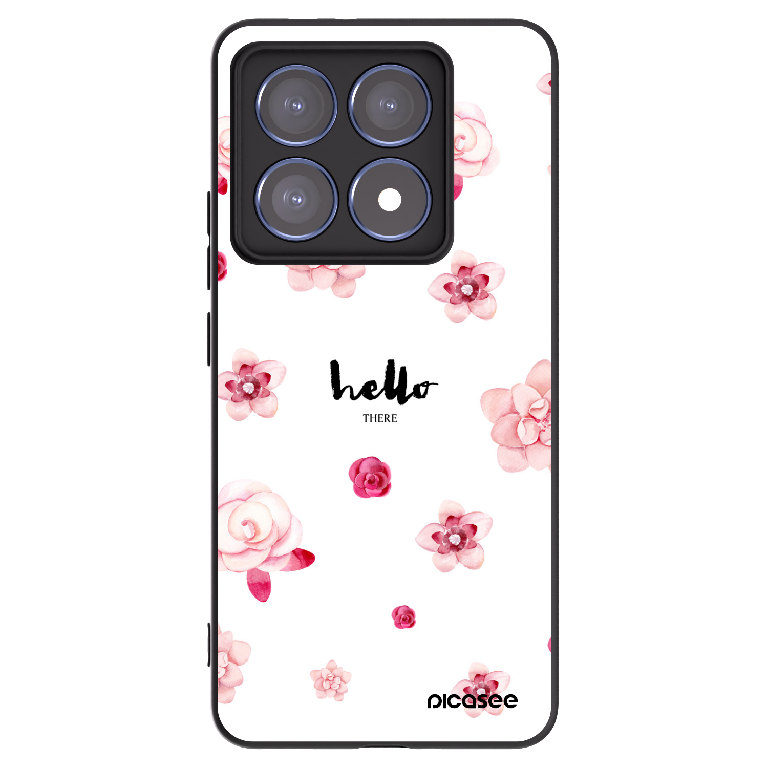 Picasee husă neagră din silicon pentru Xiaomi 14T Pro - Hello there