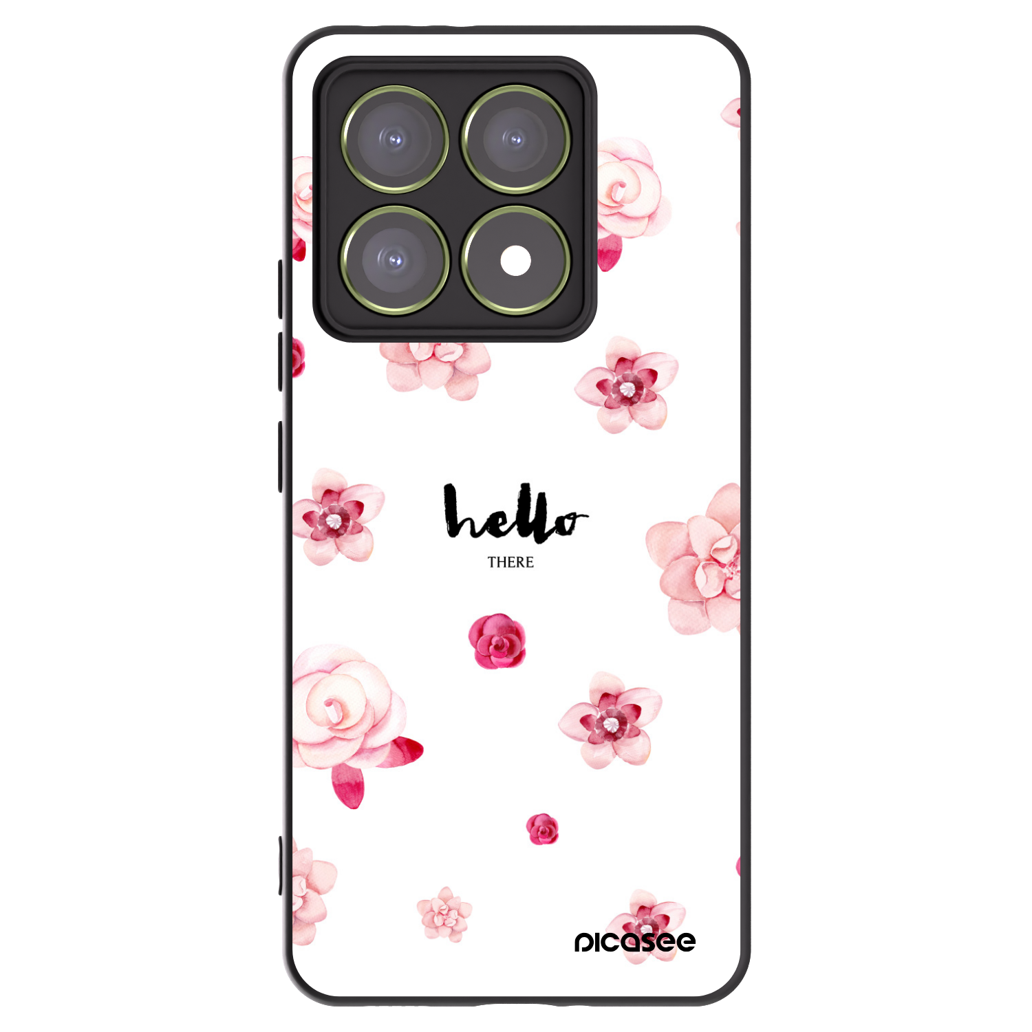 Picasee husă neagră din silicon pentru Xiaomi 14T - Hello there