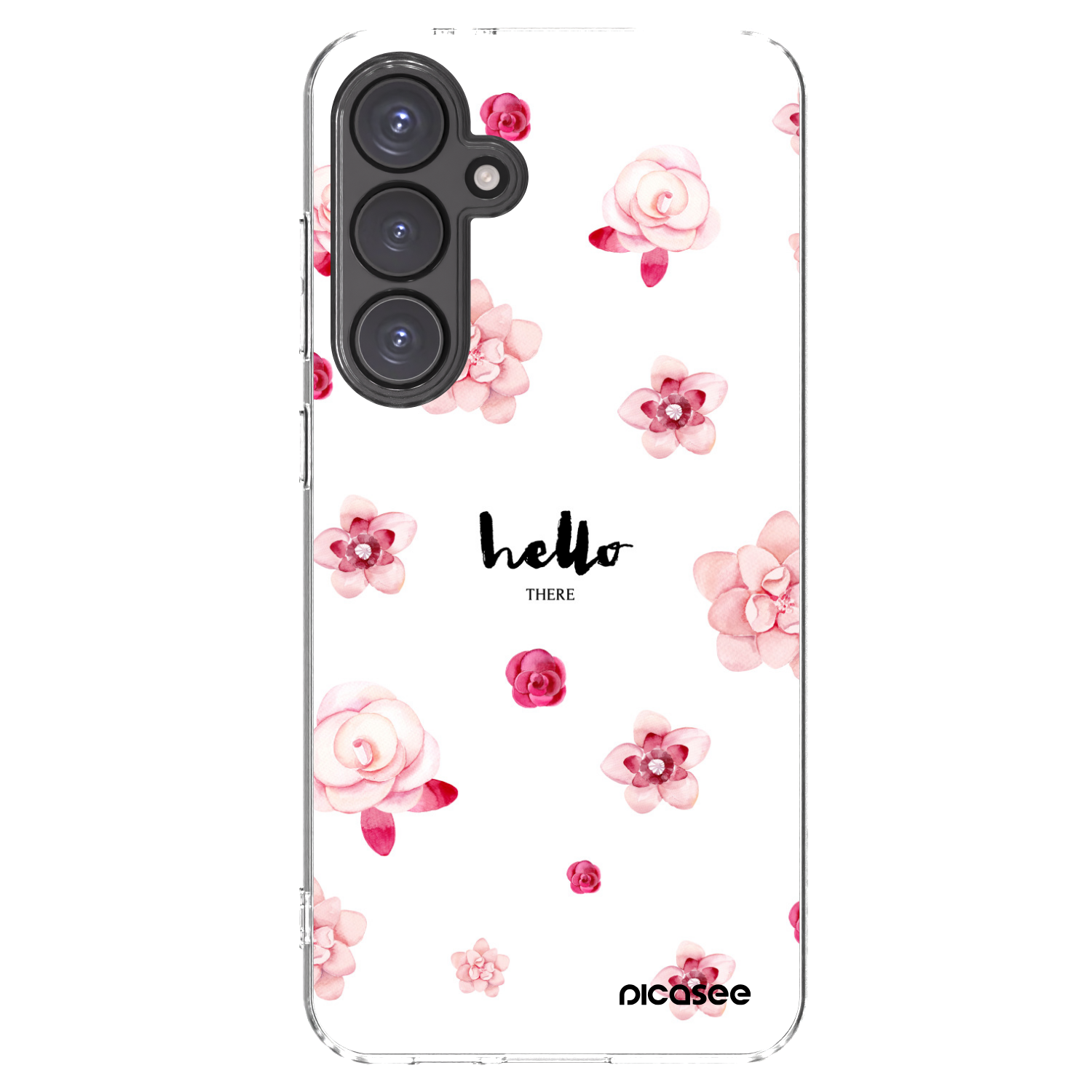 Picasee husă transparentă din silicon pentru Samsung Galaxy S24 FE S721B - Hello there