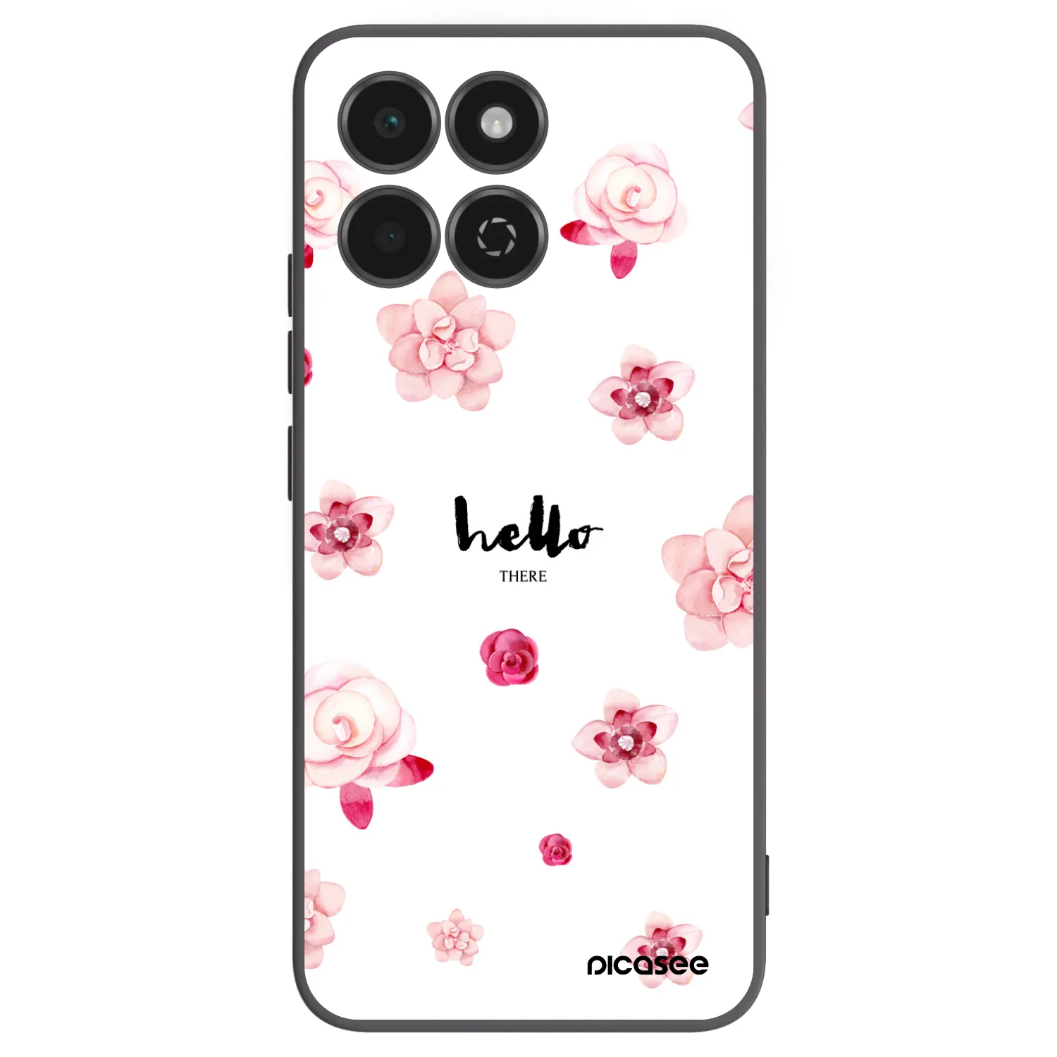 Picasee husă neagră din silicon pentru Honor 200 Smart 5G - Hello there