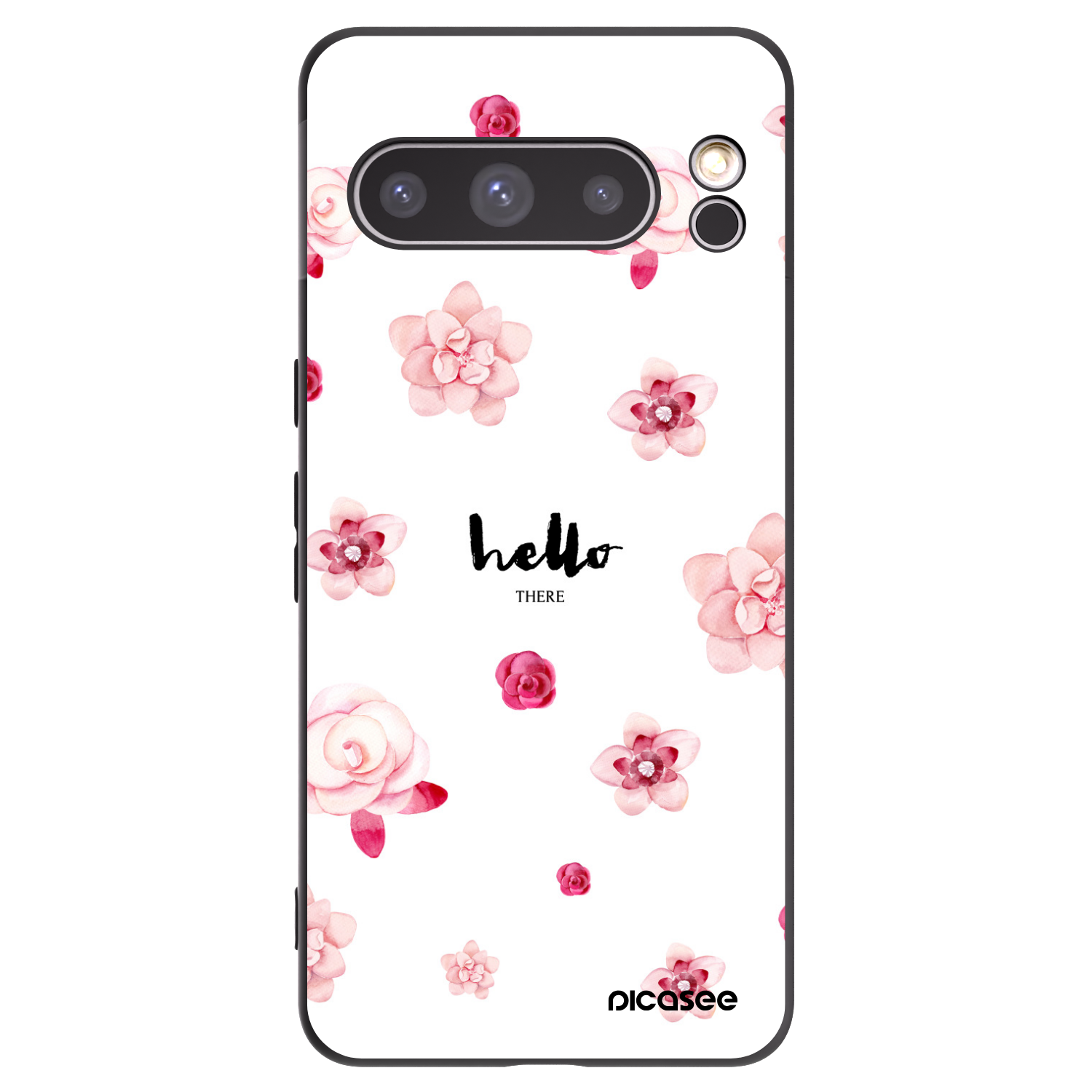 Picasee husă neagră din silicon pentru Google Pixel 8 Pro - Hello there