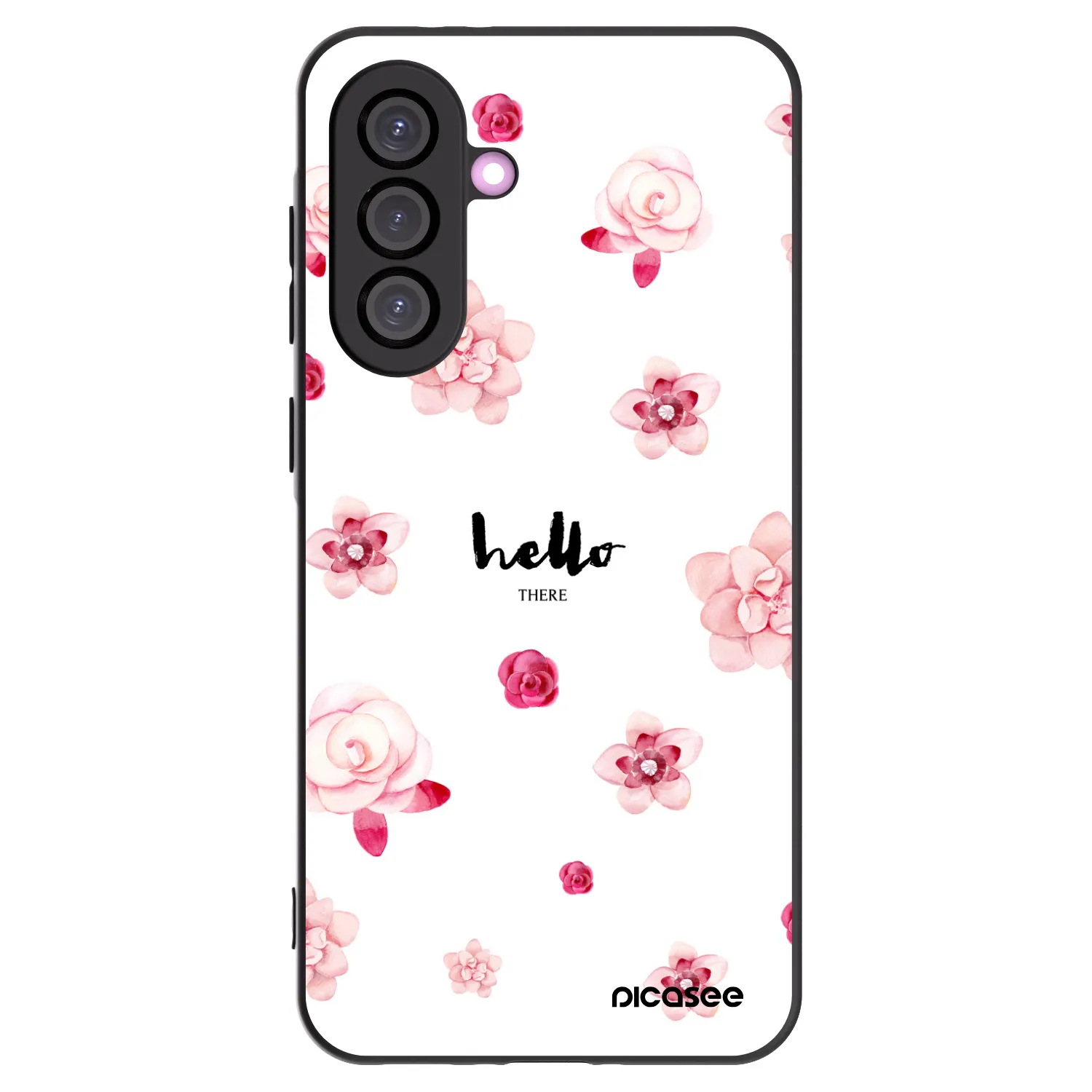 Picasee husă neagră din silicon pentru Samsung Galaxy A56 5G A566B - Hello there