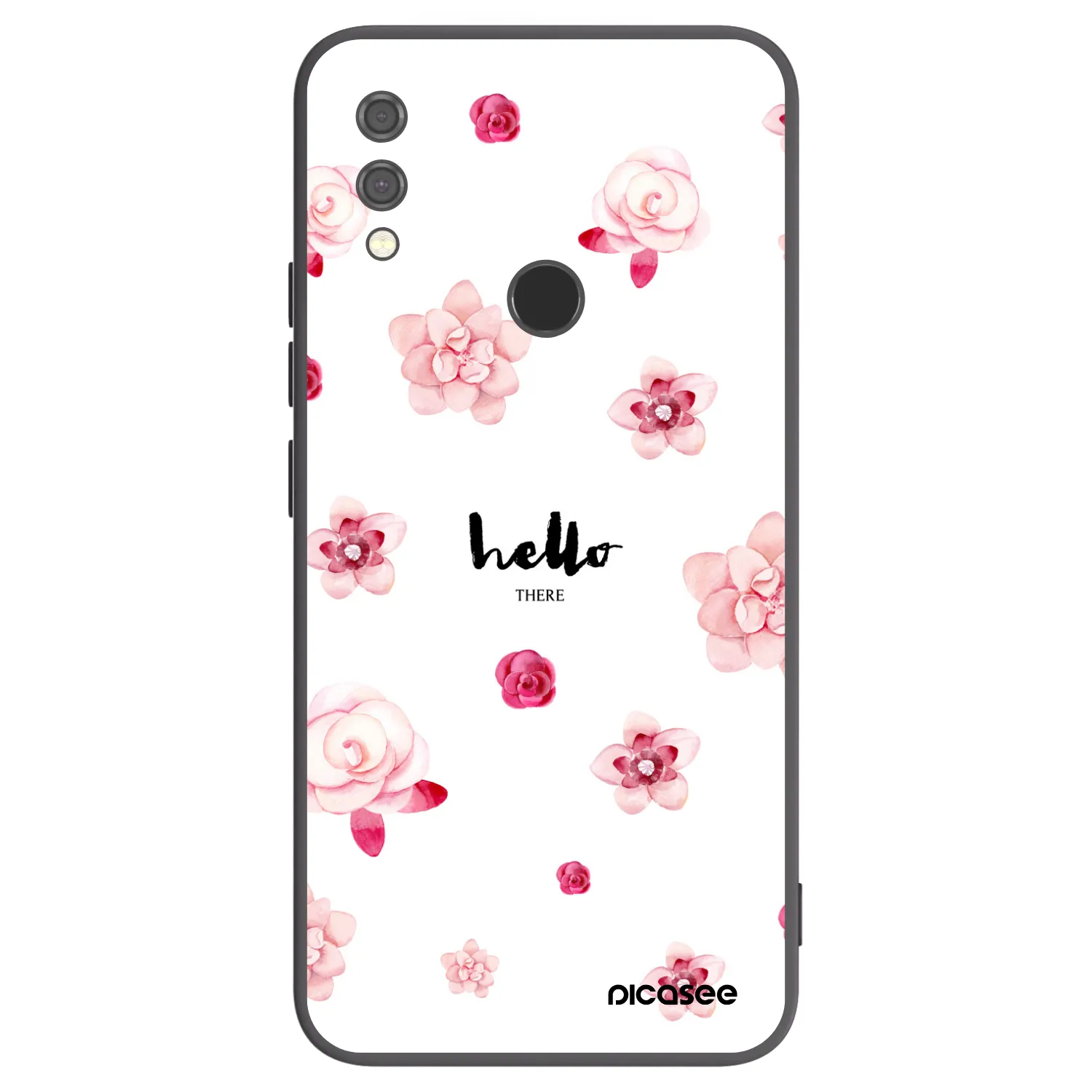 Picasee husă neagră din silicon pentru Xiaomi Redmi Note 7 - Hello there