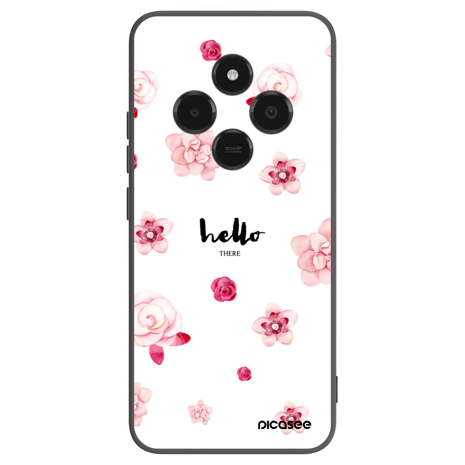 Picasee husă neagră din silicon pentru Xiaomi Poco C75 - Hello there