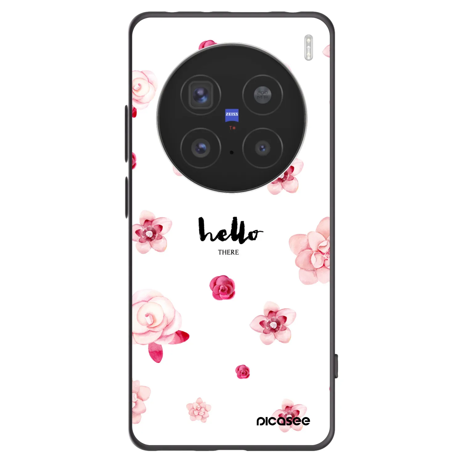 Picasee husă neagră din silicon pentru Vivo X200 Pro - Hello there