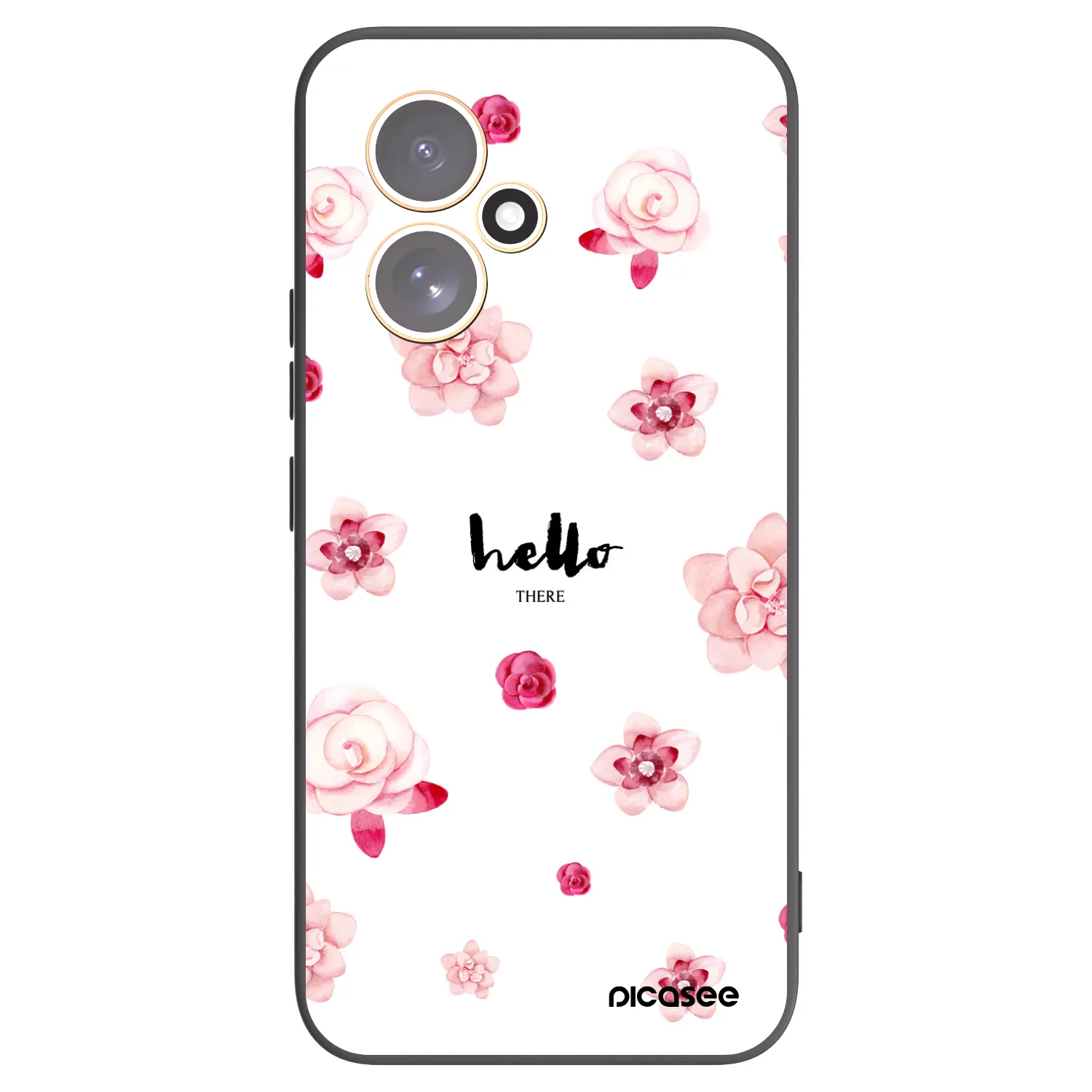 Picasee husă neagră din silicon pentru Honor 400 5G - Hello there