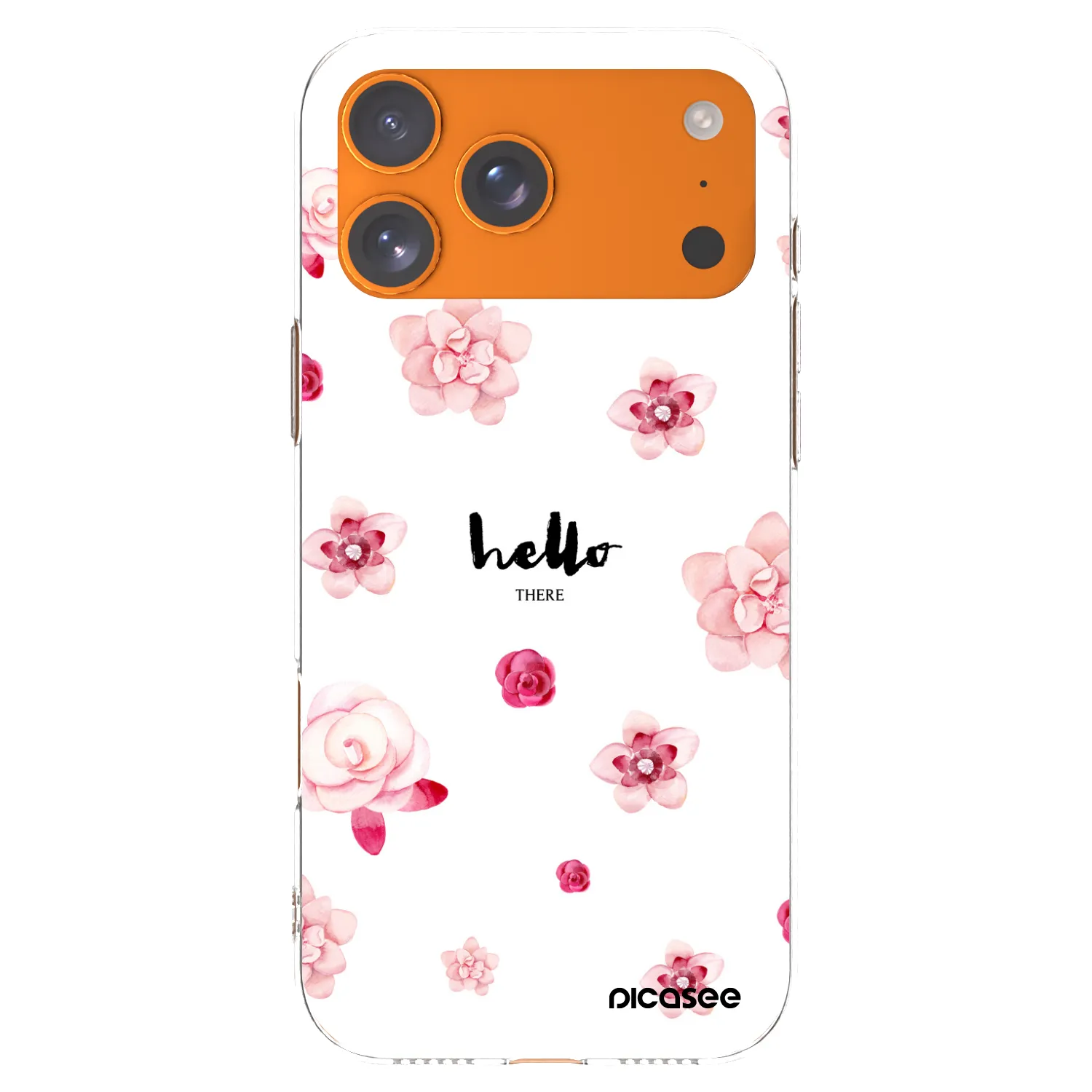 Picasee husă transparentă din silicon pentru Apple iPhone 17 Pro Max - Hello there