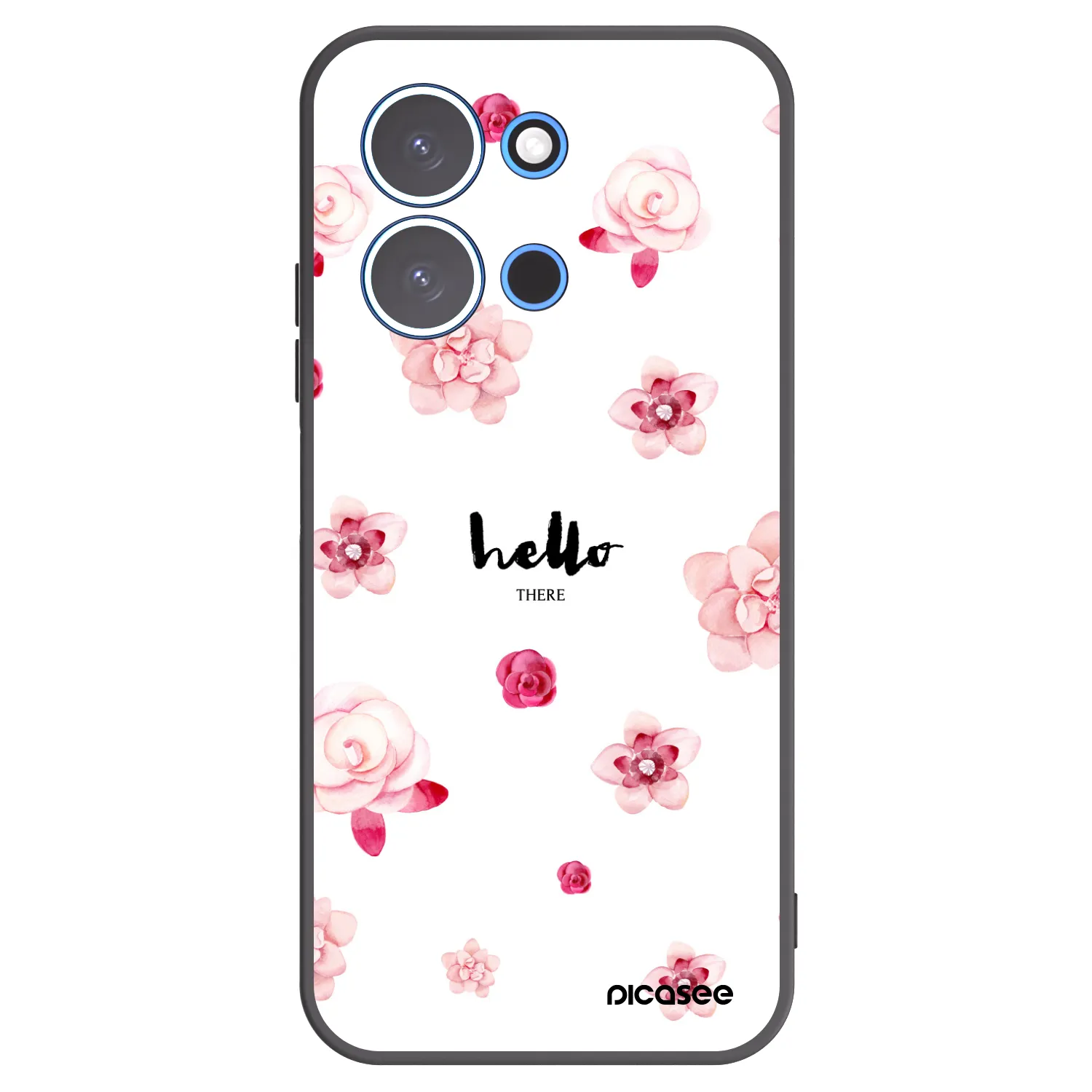 Picasee husă neagră din silicon pentru Xiaomi Redmi 15C 4G - Hello there