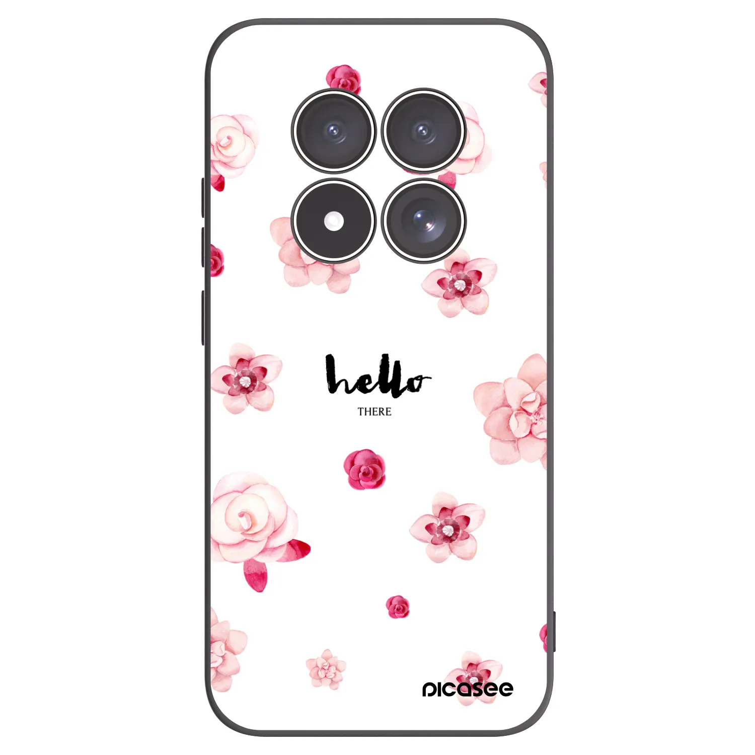 Picasee husă neagră din silicon pentru Xiaomi Redmi Note 15 Pro 4G - Hello there