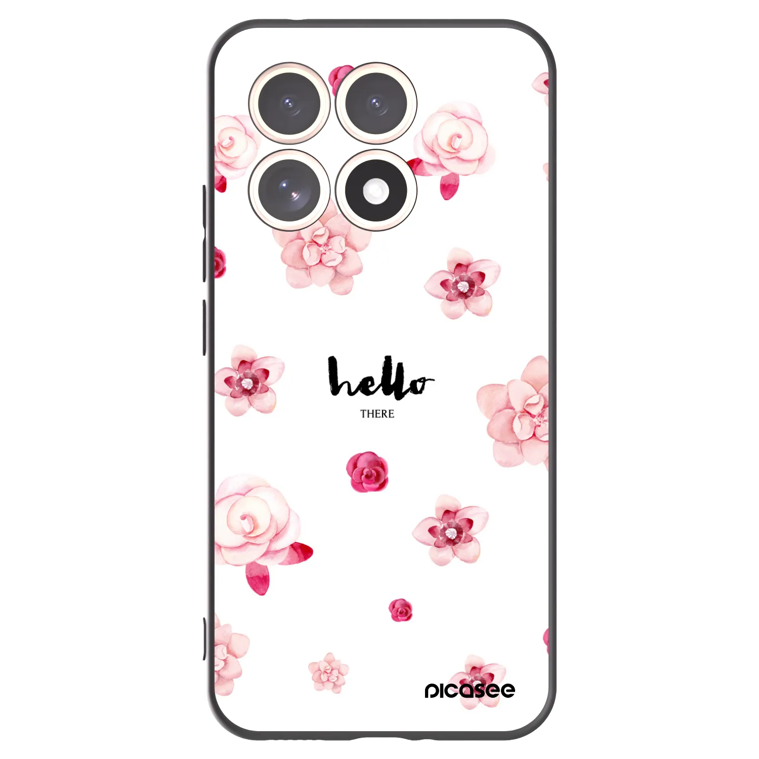 Picasee husă neagră din silicon pentru Xiaomi 15T - Hello there