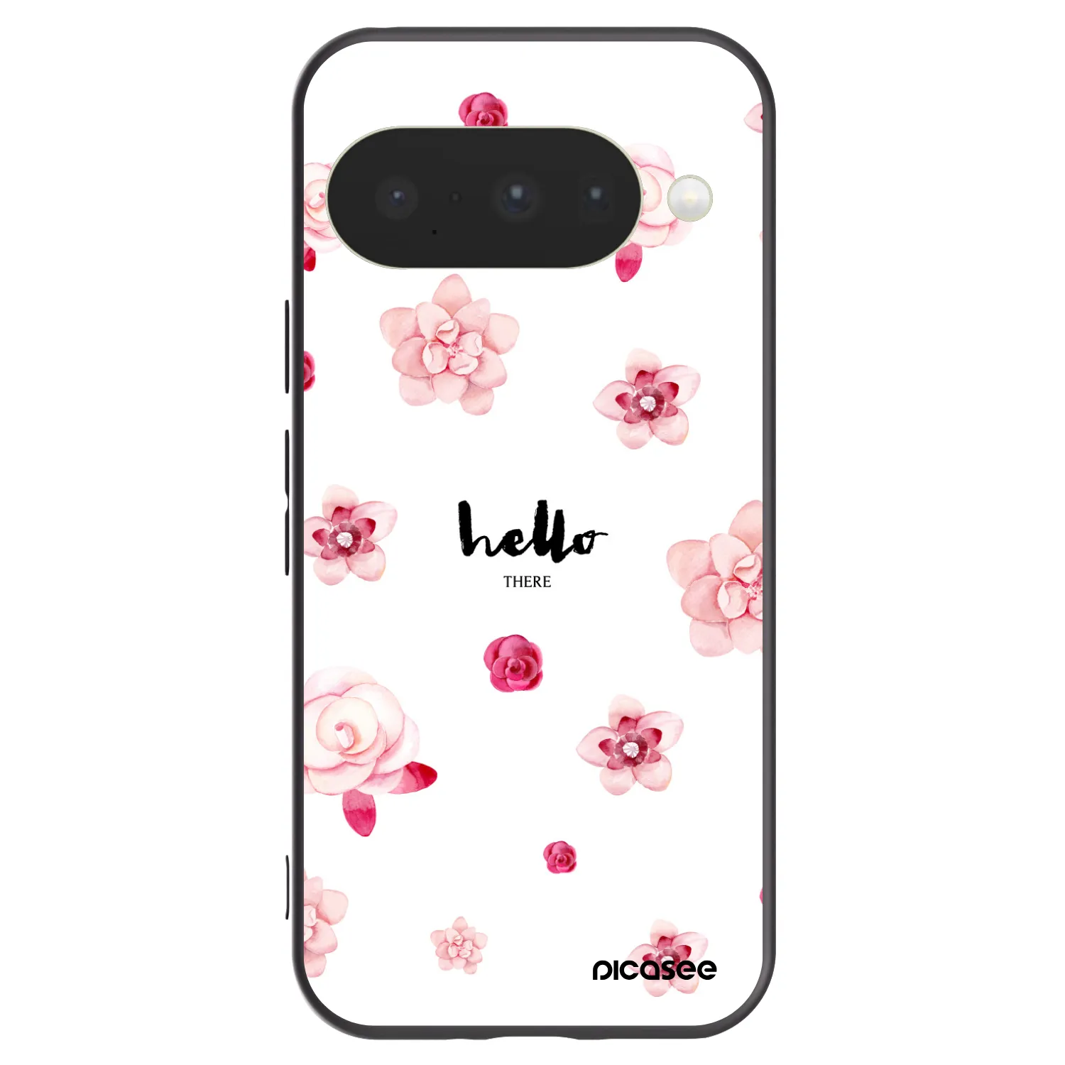Picasee husă neagră din silicon pentru Google Pixel 10 - Hello there
