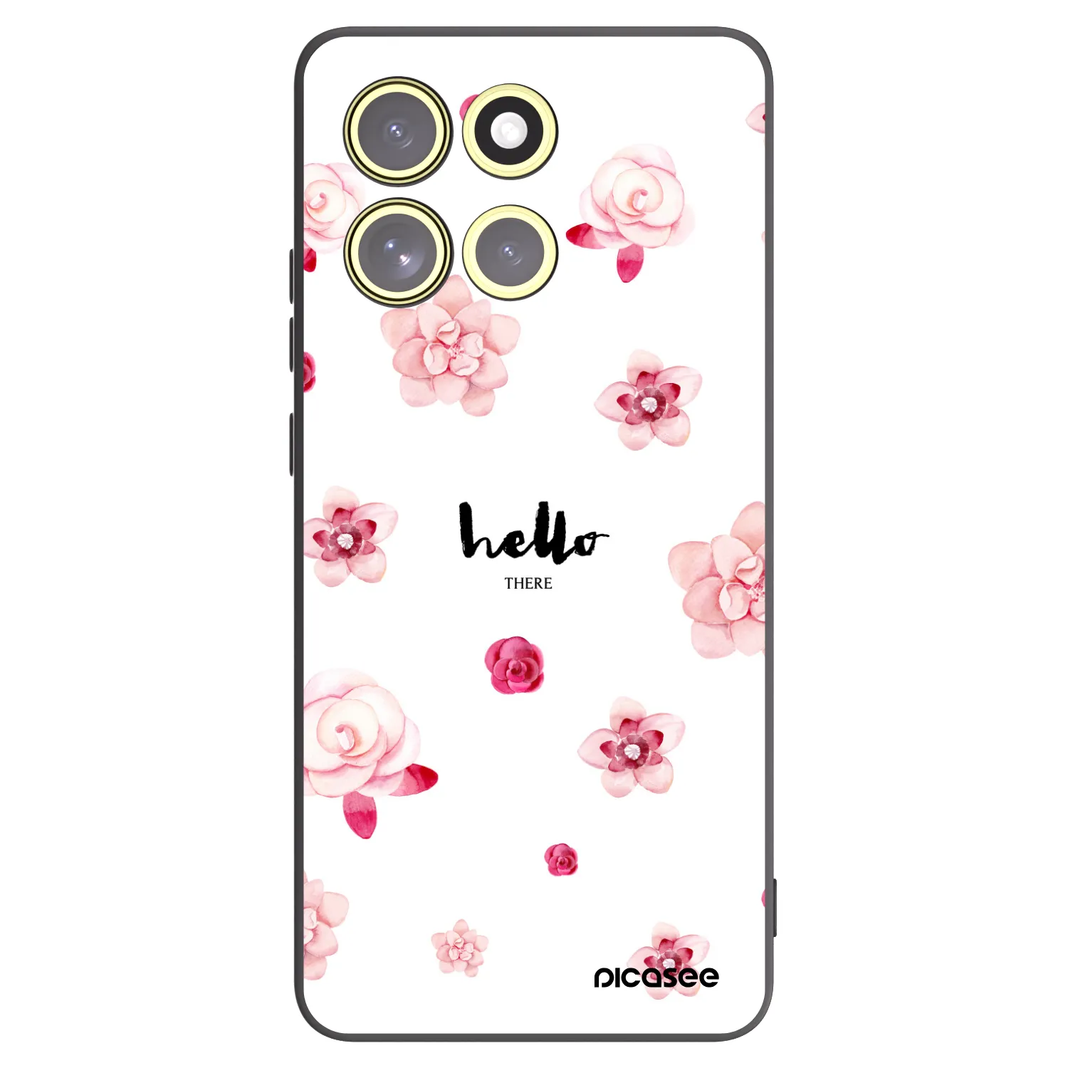 Picasee husă neagră din silicon pentru Motorola Moto G86 Power 5G - Hello there