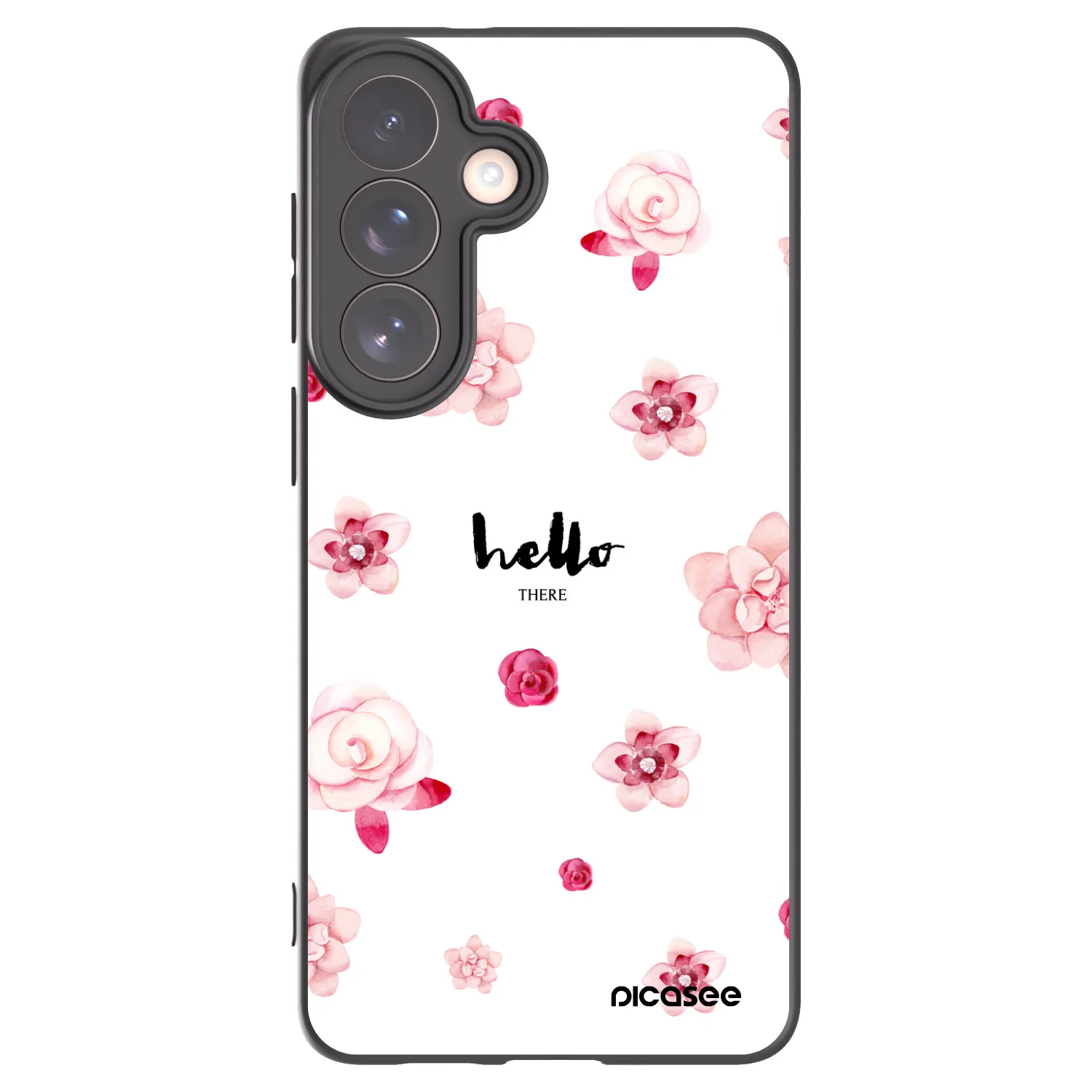 Picasee husă neagră din silicon pentru Samsung Galaxy S26+ - Hello there