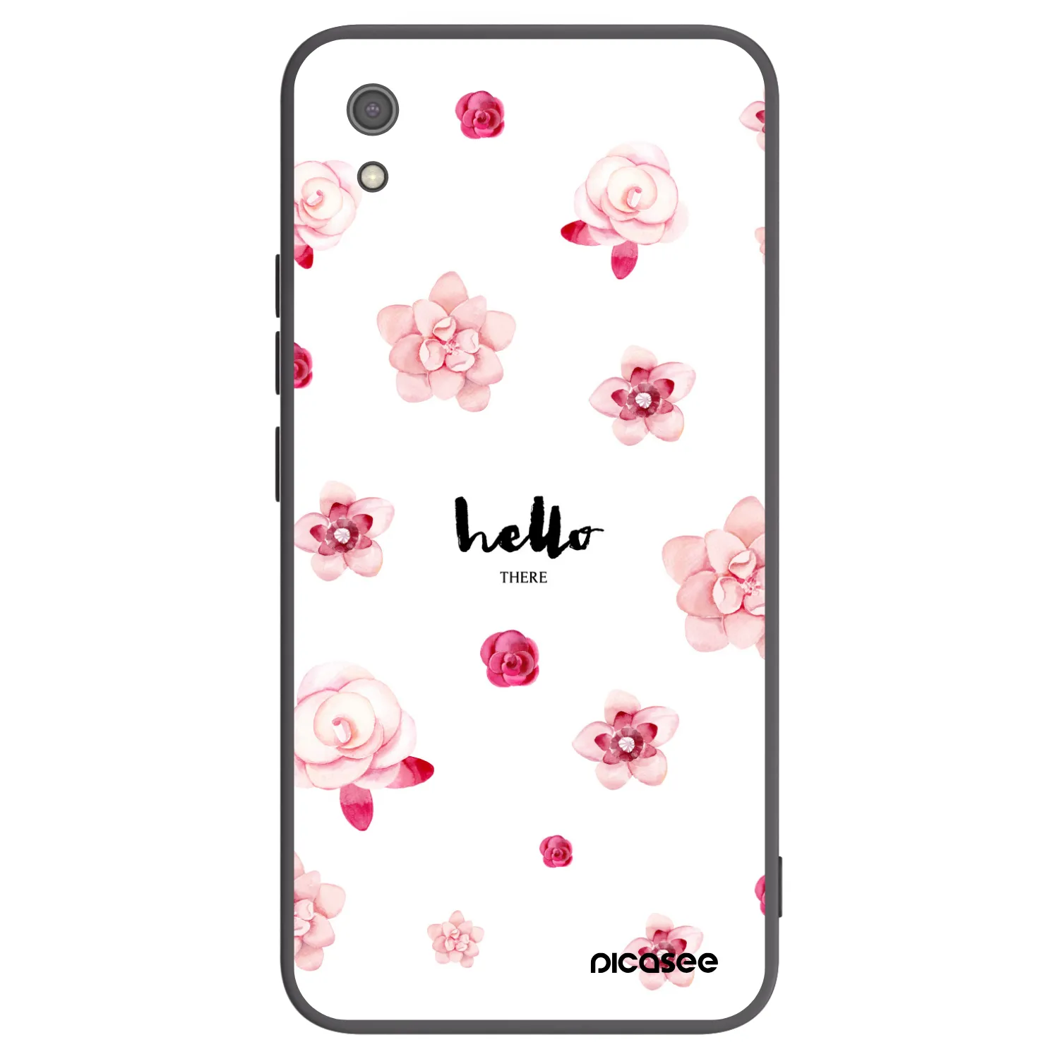 Picasee husă neagră din silicon pentru Xiaomi Redmi 7A - Hello there