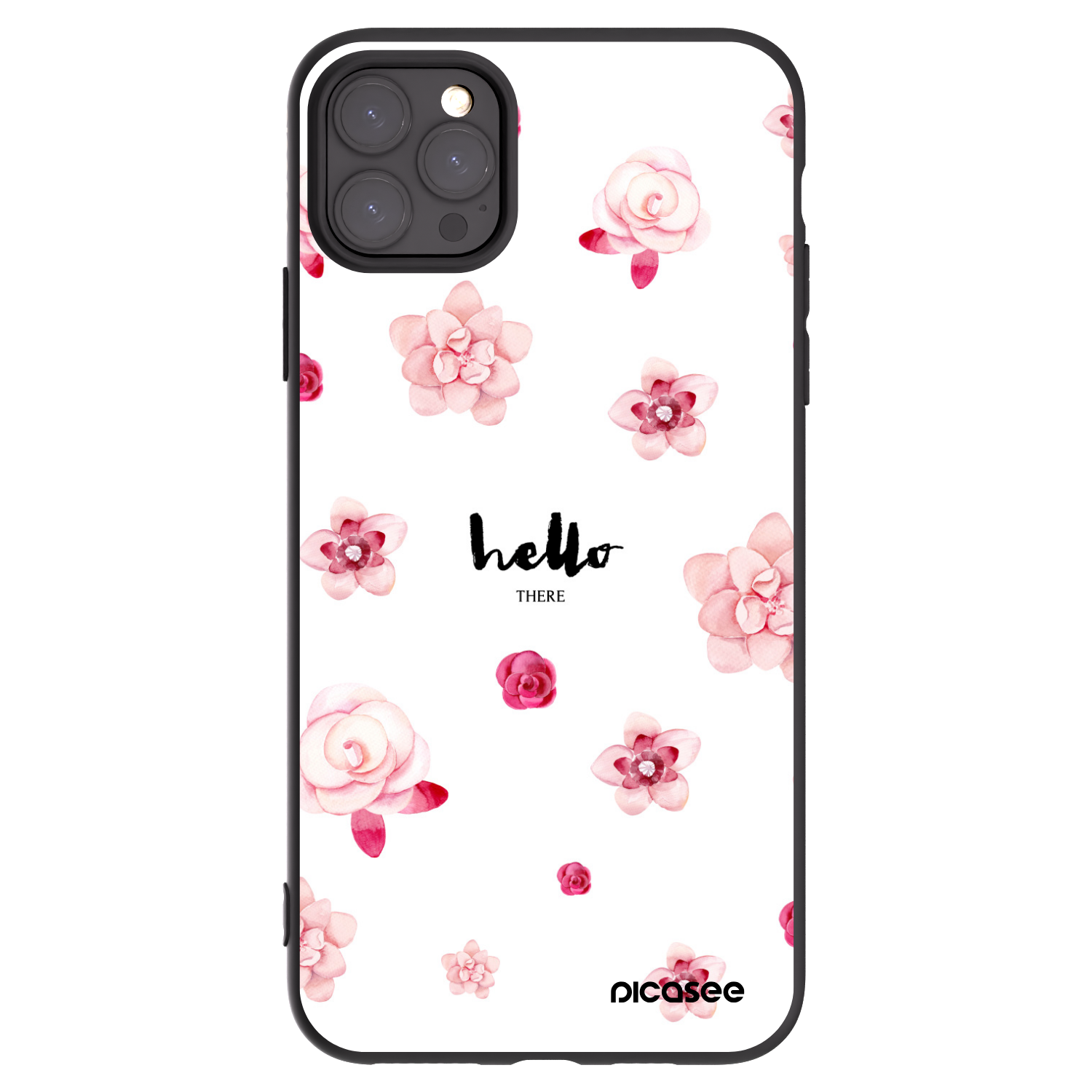 Picasee husă neagră din silicon pentru Apple iPhone 11 Pro Max - Hello there