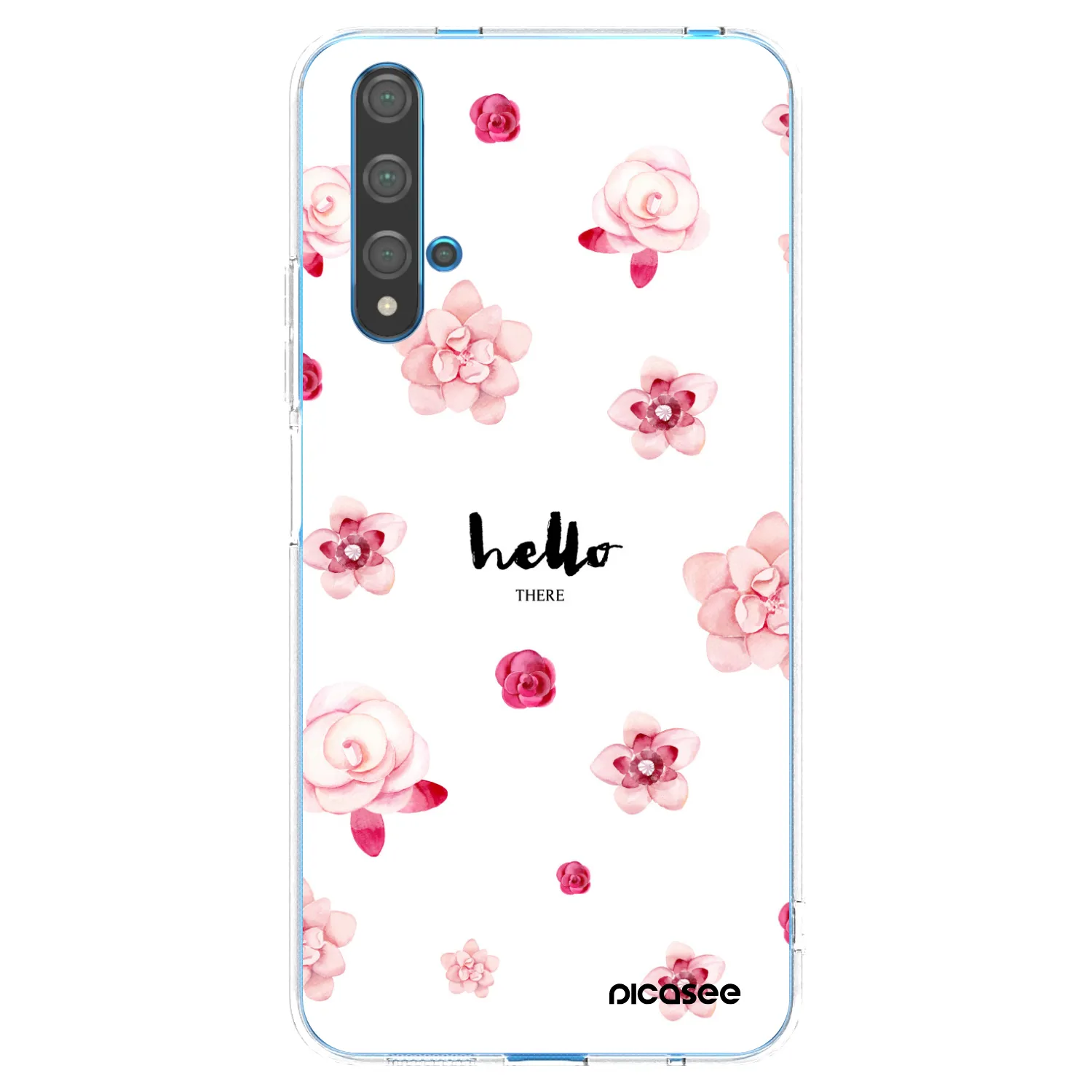 Picasee husă transparentă din silicon pentru Huawei Nova 5T - Hello there