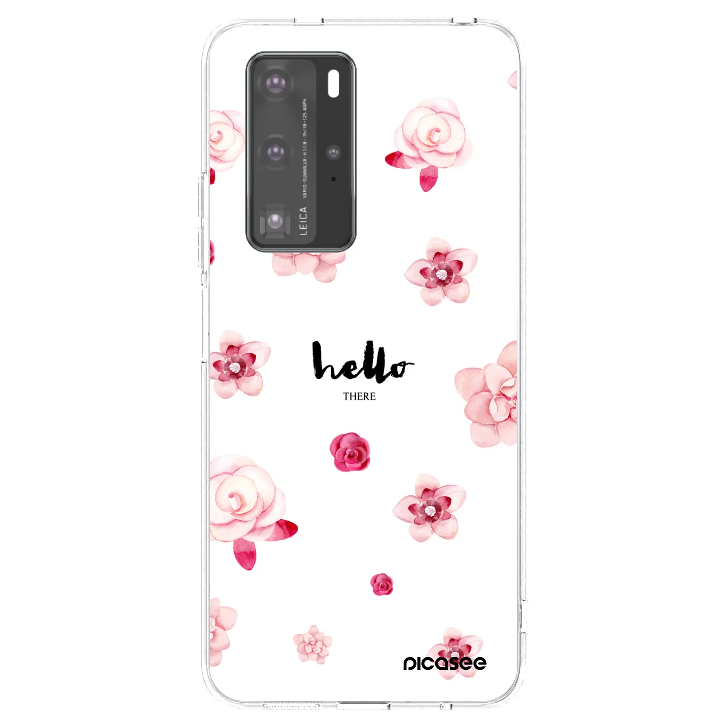 Picasee husă transparentă din silicon pentru Huawei P40 Pro - Hello there