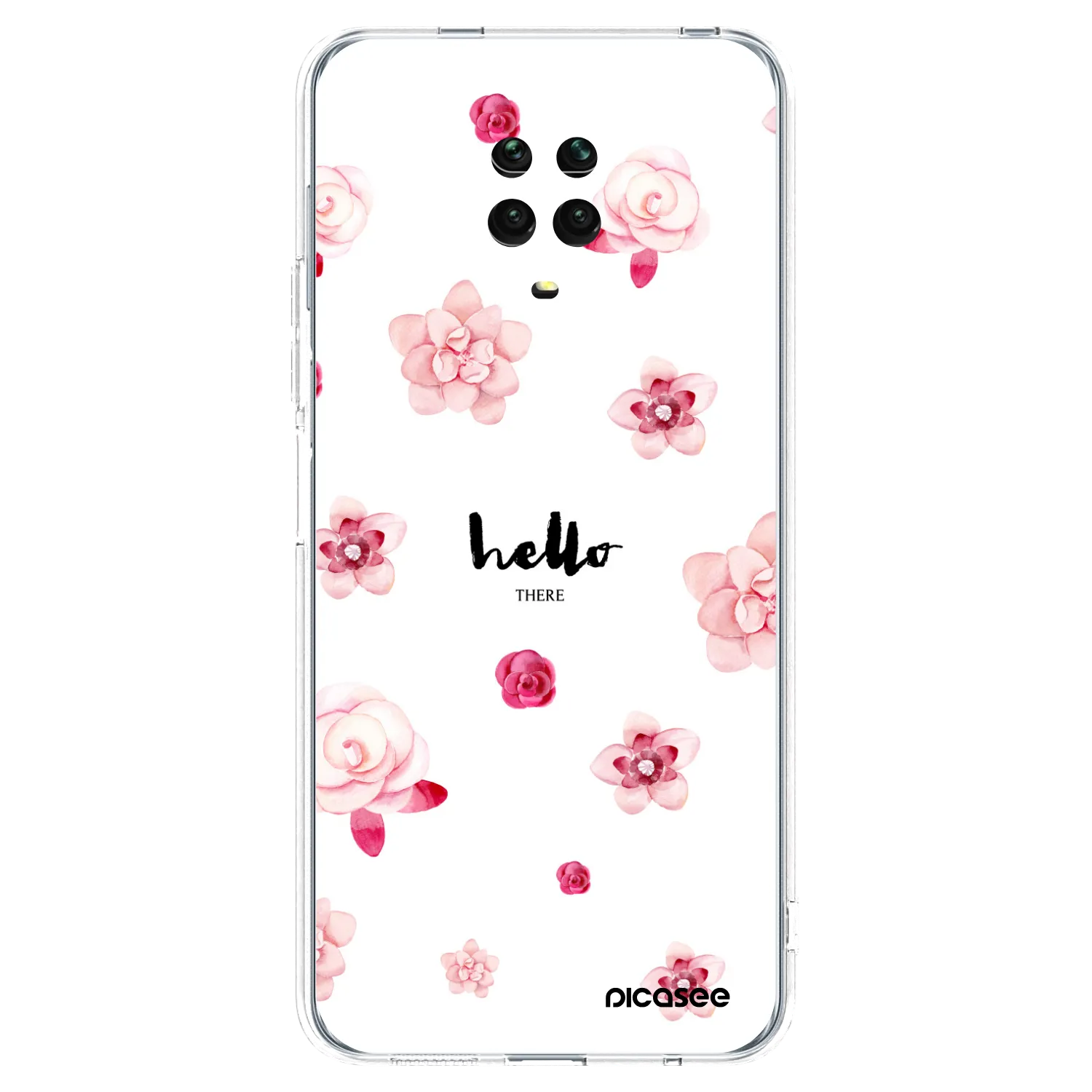 Picasee husă transparentă din silicon pentru Xiaomi Redmi Note 9 Pro - Hello there