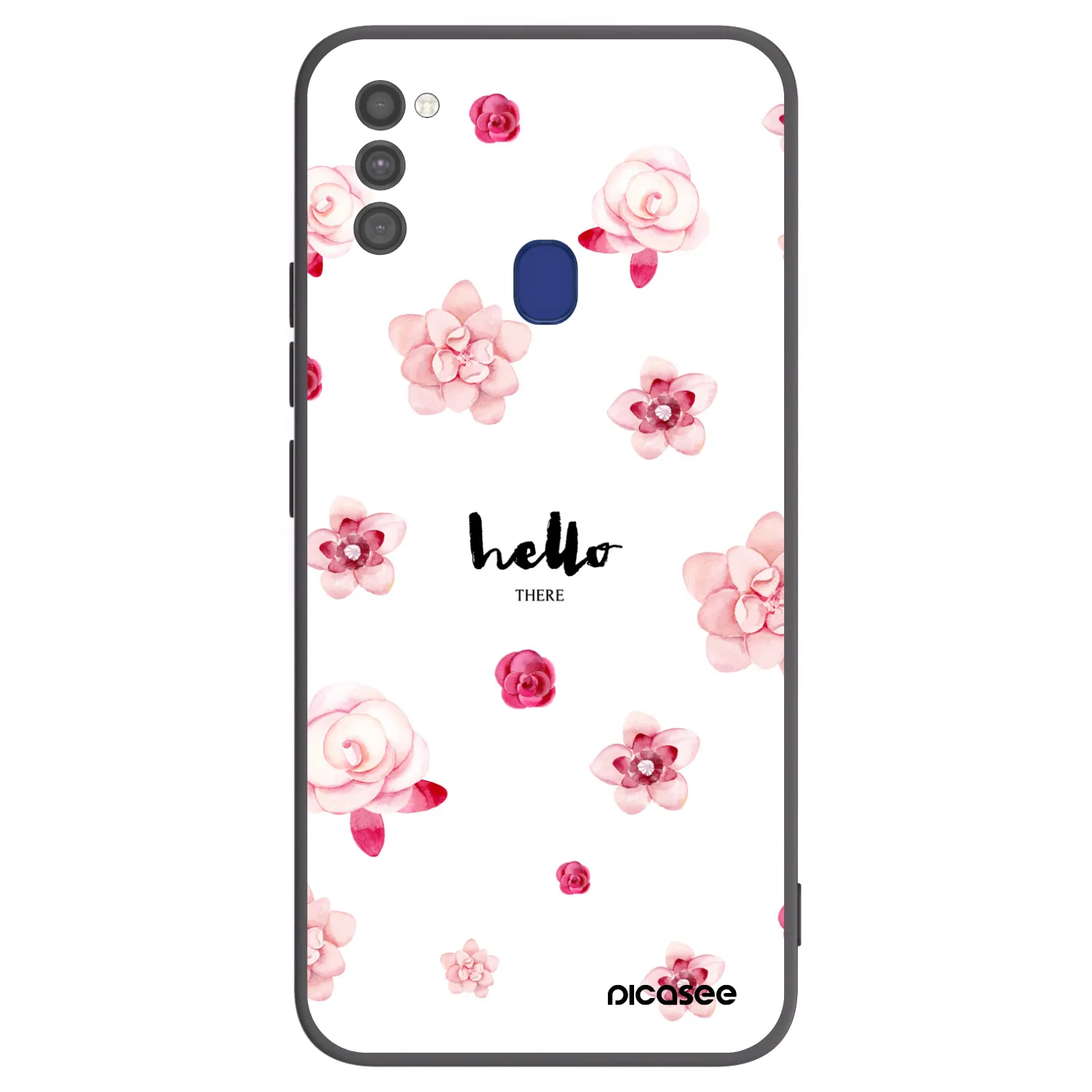 Picasee husă neagră din silicon pentru Samsung Galaxy M21 M215F - Hello there