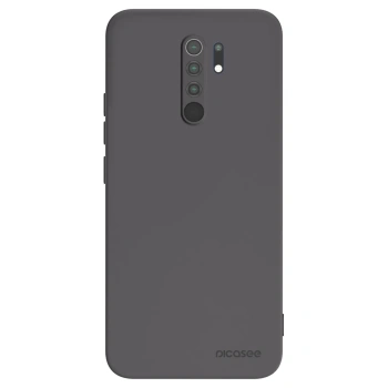 Picasee husă neagră din silicon pentru Xiaomi Redmi 9 - Clear