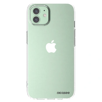 Picasee husă transparentă din silicon pentru Apple iPhone 12 - Clear