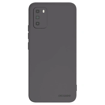 Picasee husă neagră din silicon pentru Xiaomi Poco M3 - Clear