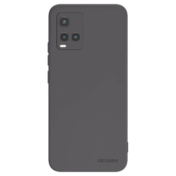 Picasee husă neagră din silicon pentru Vivo Y33s - Clear