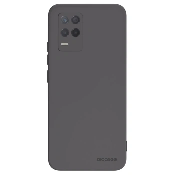 Picasee husă neagră din silicon pentru Realme 8 5G - Clear