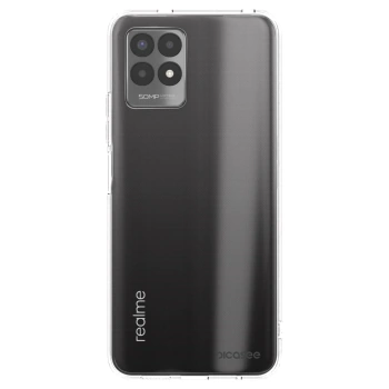 Picasee husă transparentă din silicon pentru Realme 8i - Clear