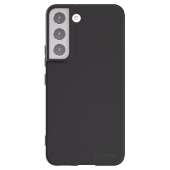 Picasee husă neagră din silicon pentru Samsung Galaxy S22 5G - Clear