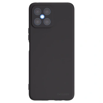 Picasee husă neagră din silicon pentru Honor X8 4G - Clear