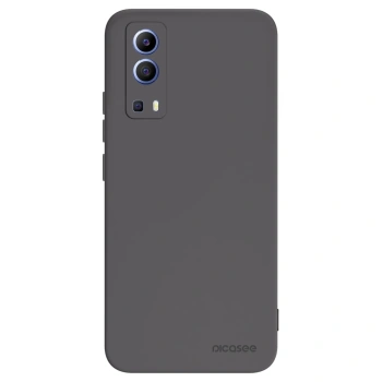 Picasee husă neagră din silicon pentru Vivo Y52 5G - Clear