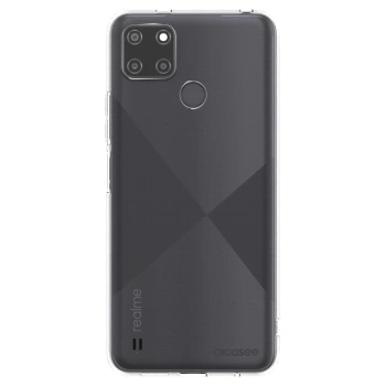 Picasee husă transparentă din silicon pentru Realme C21Y - Clear