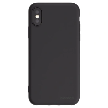 Picasee husă neagră din silicon pentru Apple iPhone X/XS - Clear