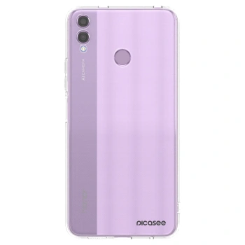 Picasee husă transparentă din silicon pentru Honor 8X - Clear