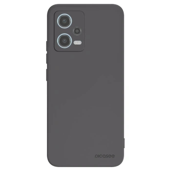 Picasee husă neagră din silicon pentru Xiaomi Redmi Note 12 5G - Clear