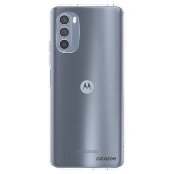 Picasee husă transparentă din silicon pentru Motorola Moto G62 - Clear