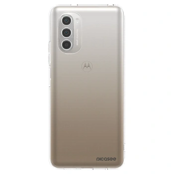 Picasee husă transparentă din silicon pentru Motorola Moto G51 - Clear