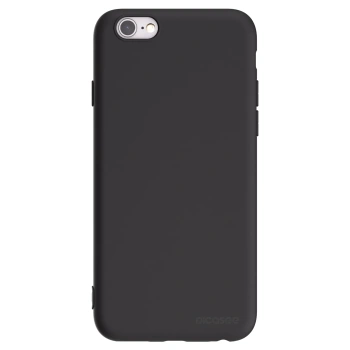 Picasee husă neagră din silicon pentru Apple iPhone 6/6S - Clear