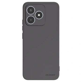 Picasee husă neagră din silicon pentru Realme C53 - Clear