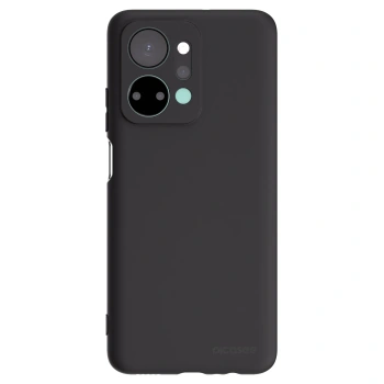Picasee husă neagră din silicon pentru Honor X7a - Clear