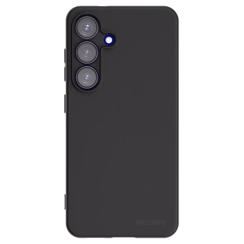 Picasee husă neagră din silicon pentru Samsung Galaxy S25 5G - Clear